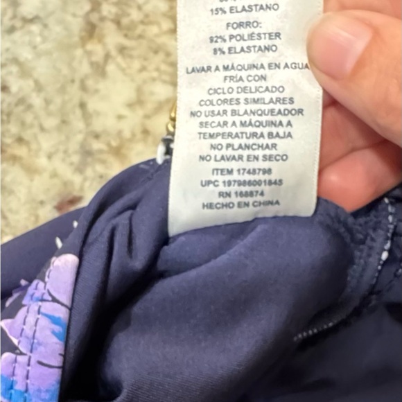 Lands End Women Tulip Wrap Mini Swim Dress size s - Picture 10 of 12